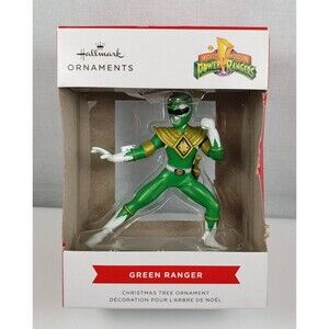Hallmark Green Ranger Green Ranger Mighty Morphin Christmas Tree Ornament 2023